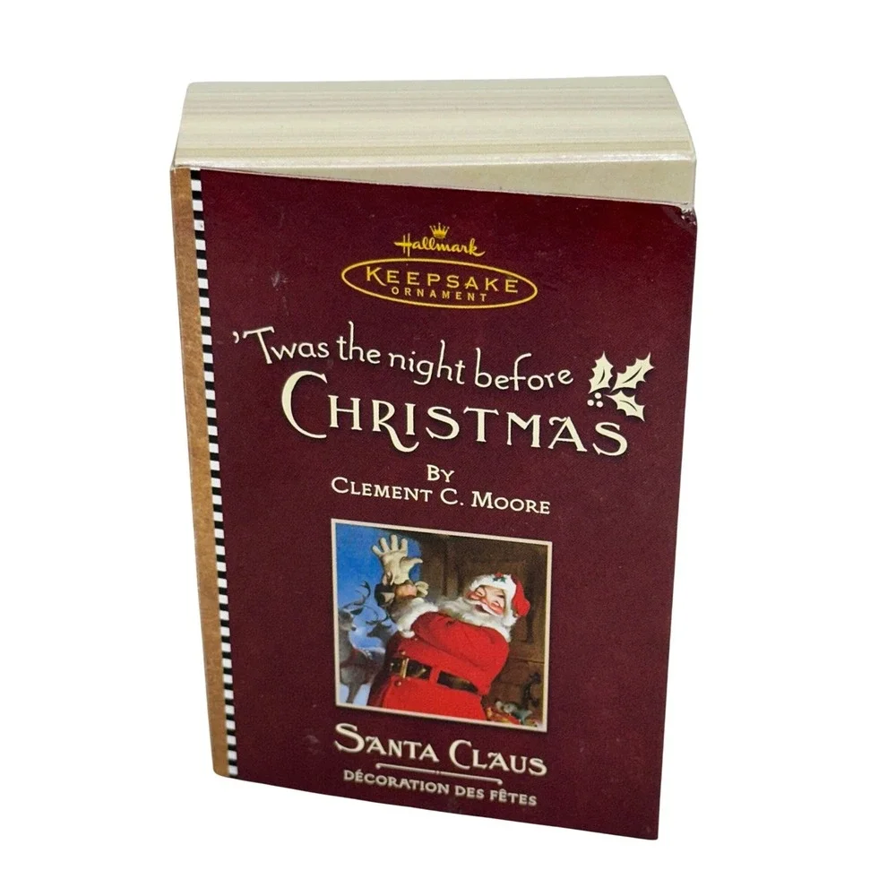 Hallmark Keepsake Ornament Twas the Night Before Christmas Santa Claus Volume 4